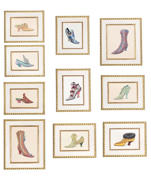 STUDIES OF EXOTIC SHOES - Fiona Saunders