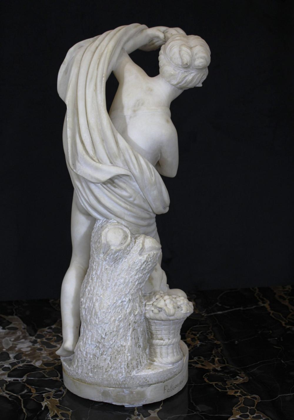 Étienne-Maurice Falconet | Marble statue depicting a naked bather ...