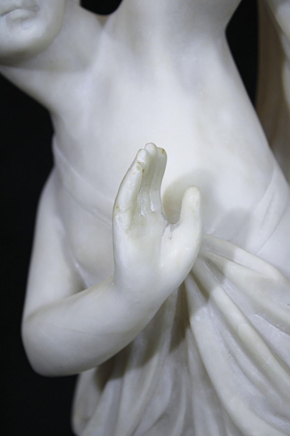 Étienne-Maurice Falconet | Marble statue depicting a naked bather ...