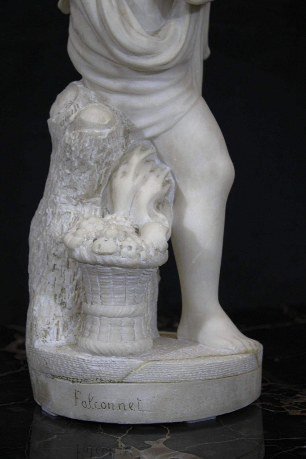 Étienne-Maurice Falconet | Marble statue depicting a naked bather ...