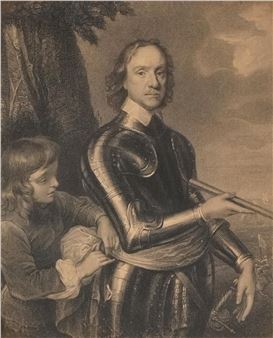 Portrait of Oliver Cromwell - H. Robinson