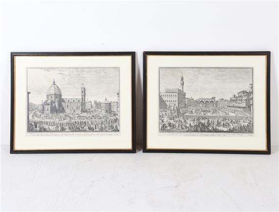Giuseppe Zocchi | PAIR OF GIUSEPPE JOSEPH ZOCCHI ENGRAVING PRINTS ...