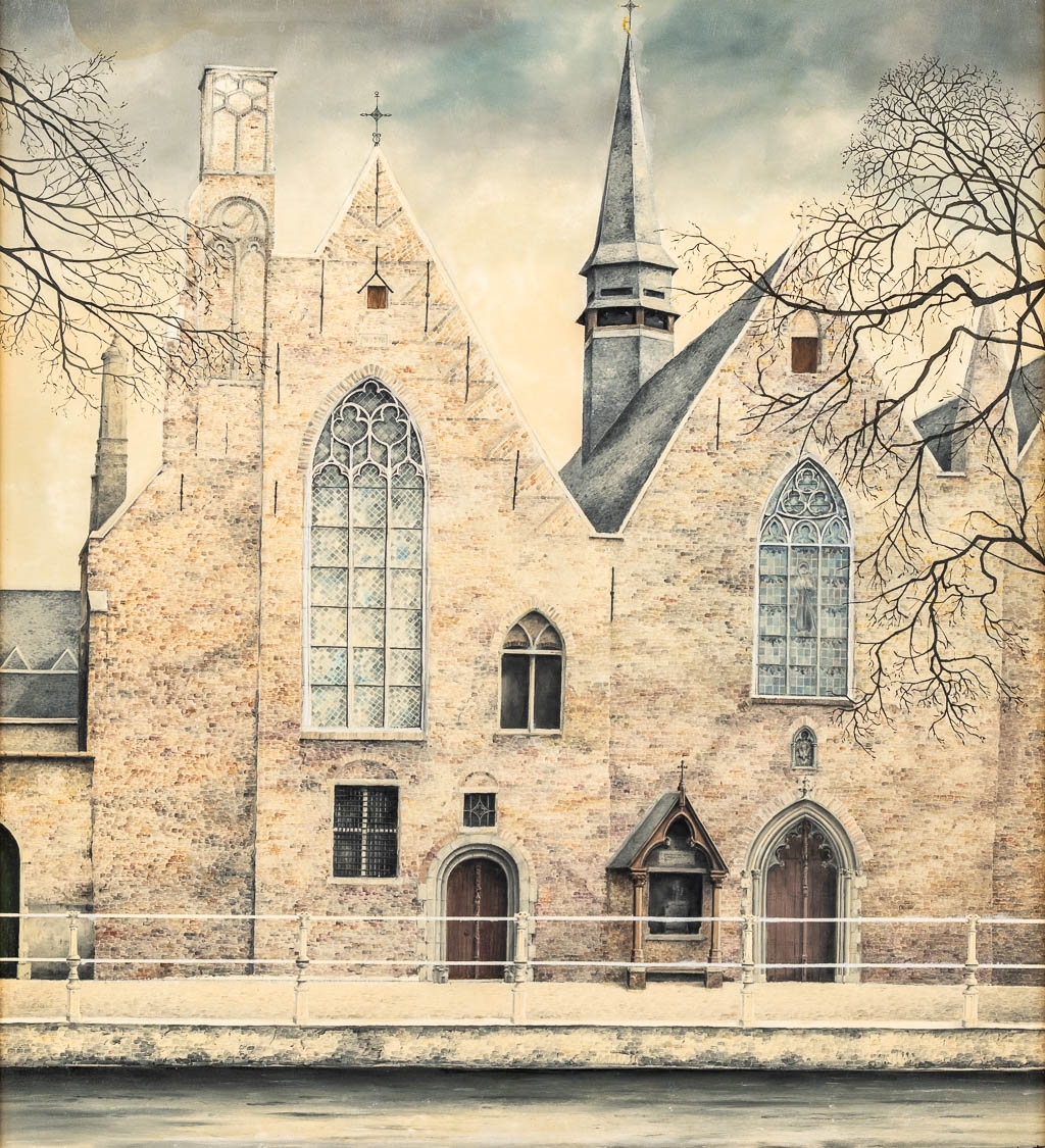 Artwork by Renaat Bosschaert, Potterierei, Bruges, Made of Oil on panel