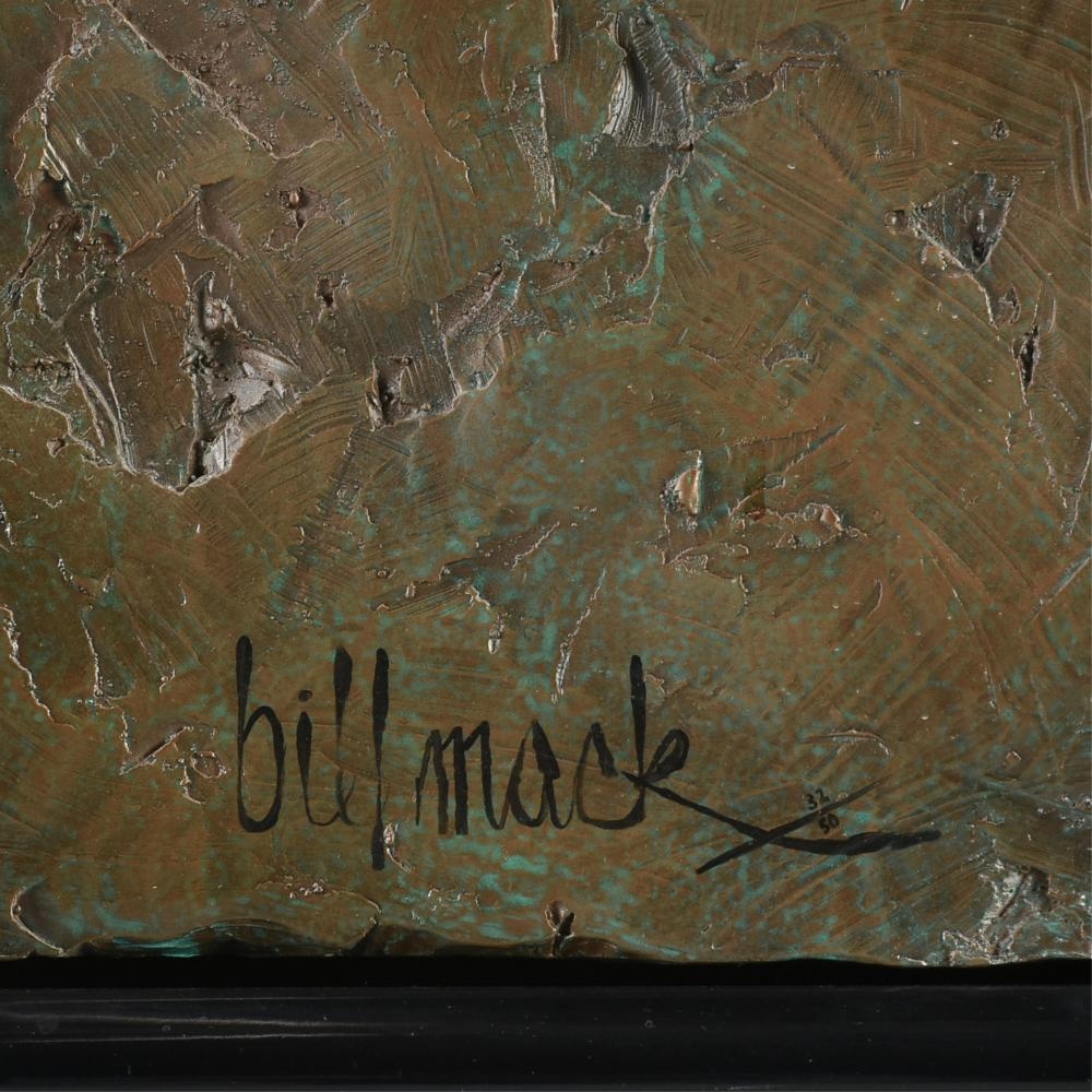 Artwork by Bill Mack, Charisma,, Made of resin and mixed media sculpture in high relief