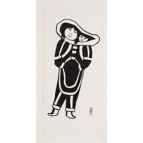 YOUNG WOMAN by Shekoaloak, 1959