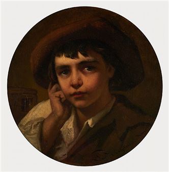 Portrait de jeune homme. - Paul Hagelstein