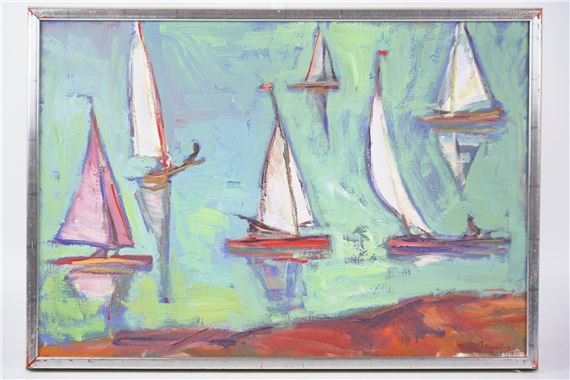 Båtar by Harald Sandberg