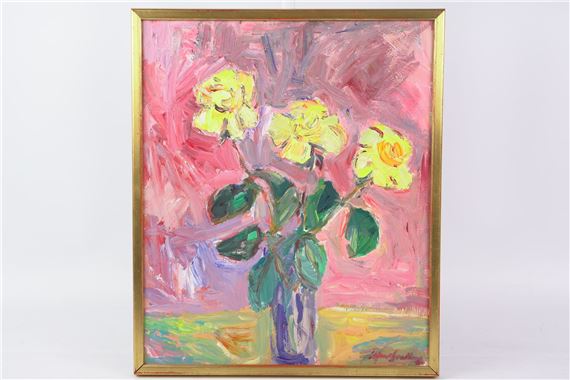 Blomsterstilleben by Harald Sandberg