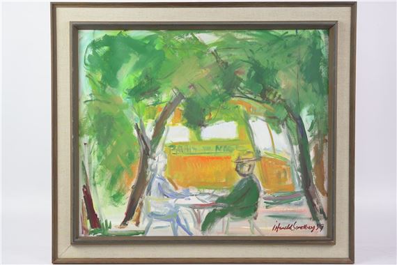 Cafémotiv by Harald Sandberg, '59