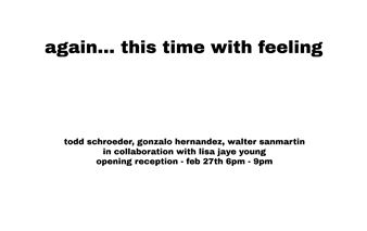 again… this time with feeling - Laney Contemporary