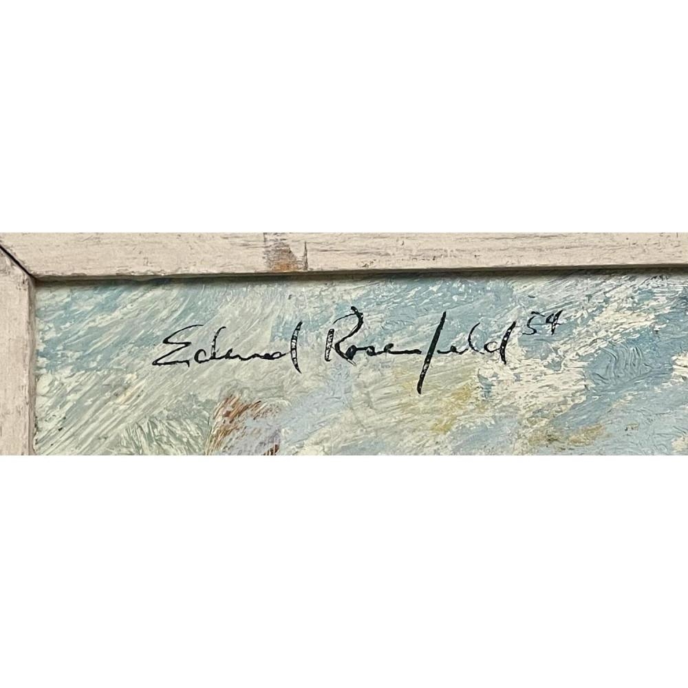 Edward Rosenfeld | Signed Painting | MutualArt