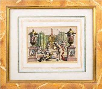 Six hand coloured engravings - Jan Goeree