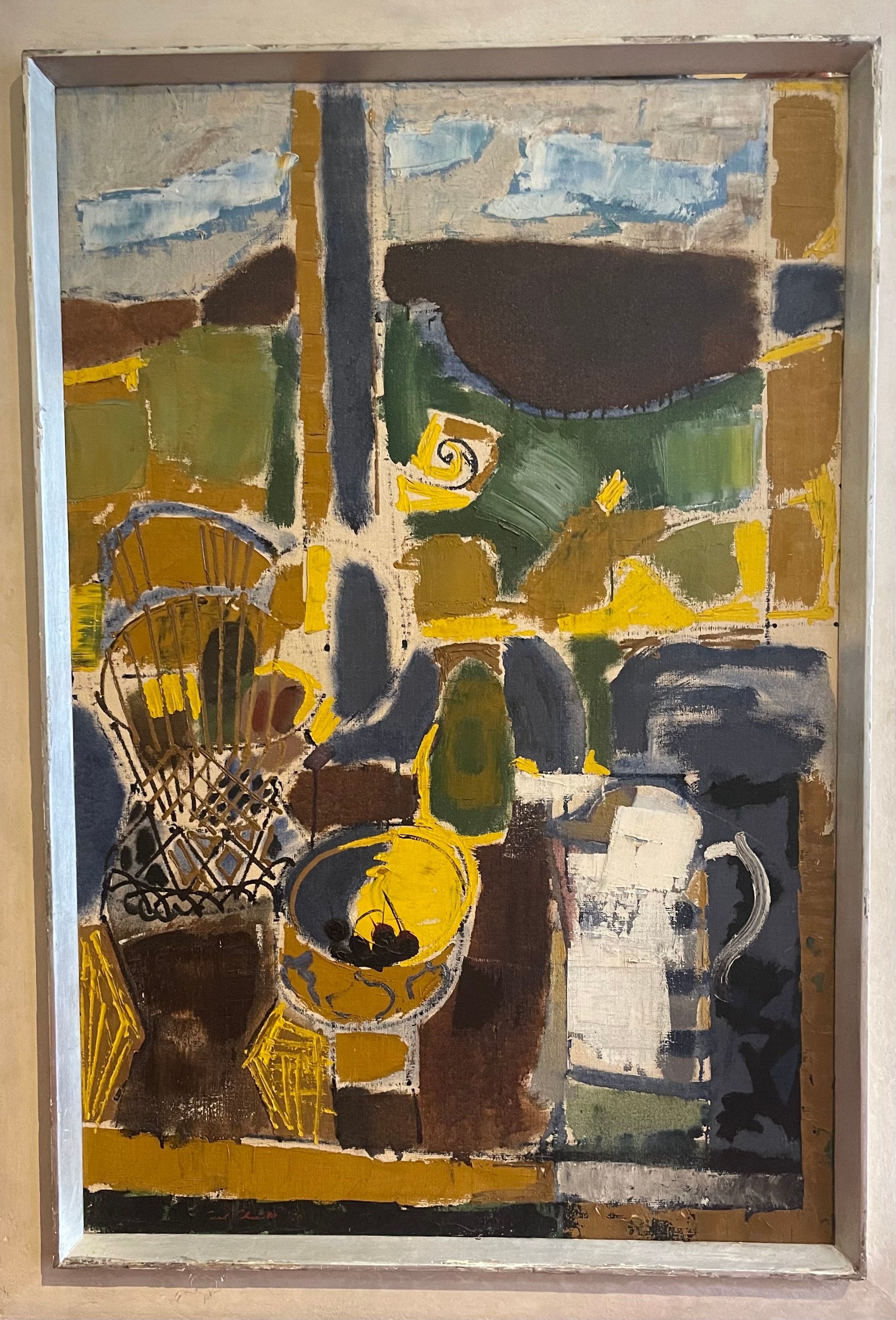 Artwork by Carl Cheek, A Bowl of Cherries, Made of Oil on canvas

Paint