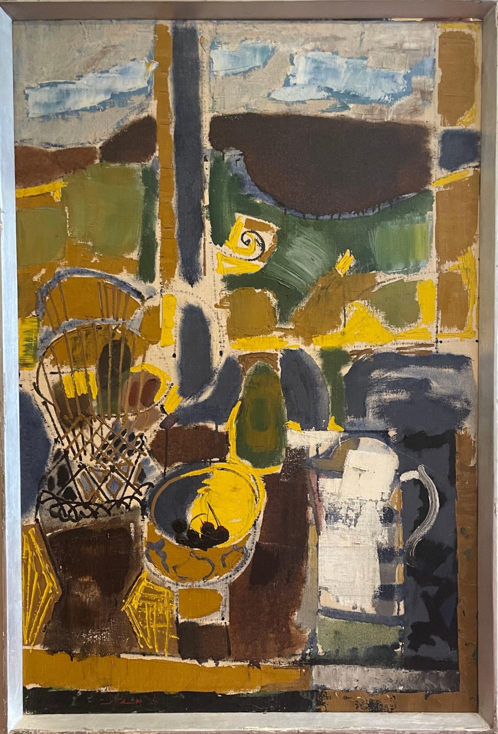 Artwork by Carl Cheek, A Bowl of Cherries, Made of Oil on canvas

Paint