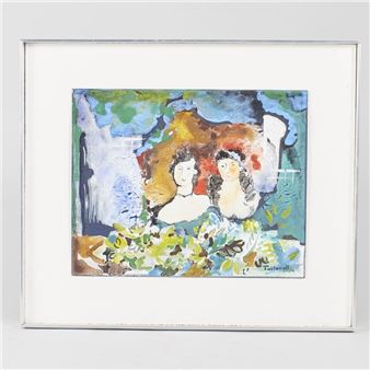 Sweden. Women. Signed. Image dimensions: 20x25 cm - Barbro Runefelt-Taltavull