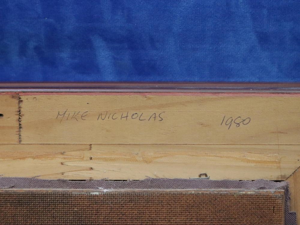 Artwork by Mike Nicholas, EGYPTIAN IBIS, Made of OIL ON BOARD