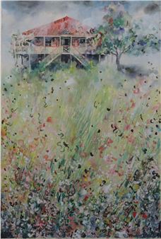 FLOWERED QUEENSLANDER - Linden Seale