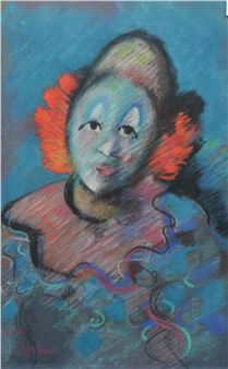 CRAYON OF CLOWN CLEM FORBES (MACKAY Q) - Clem Forbes