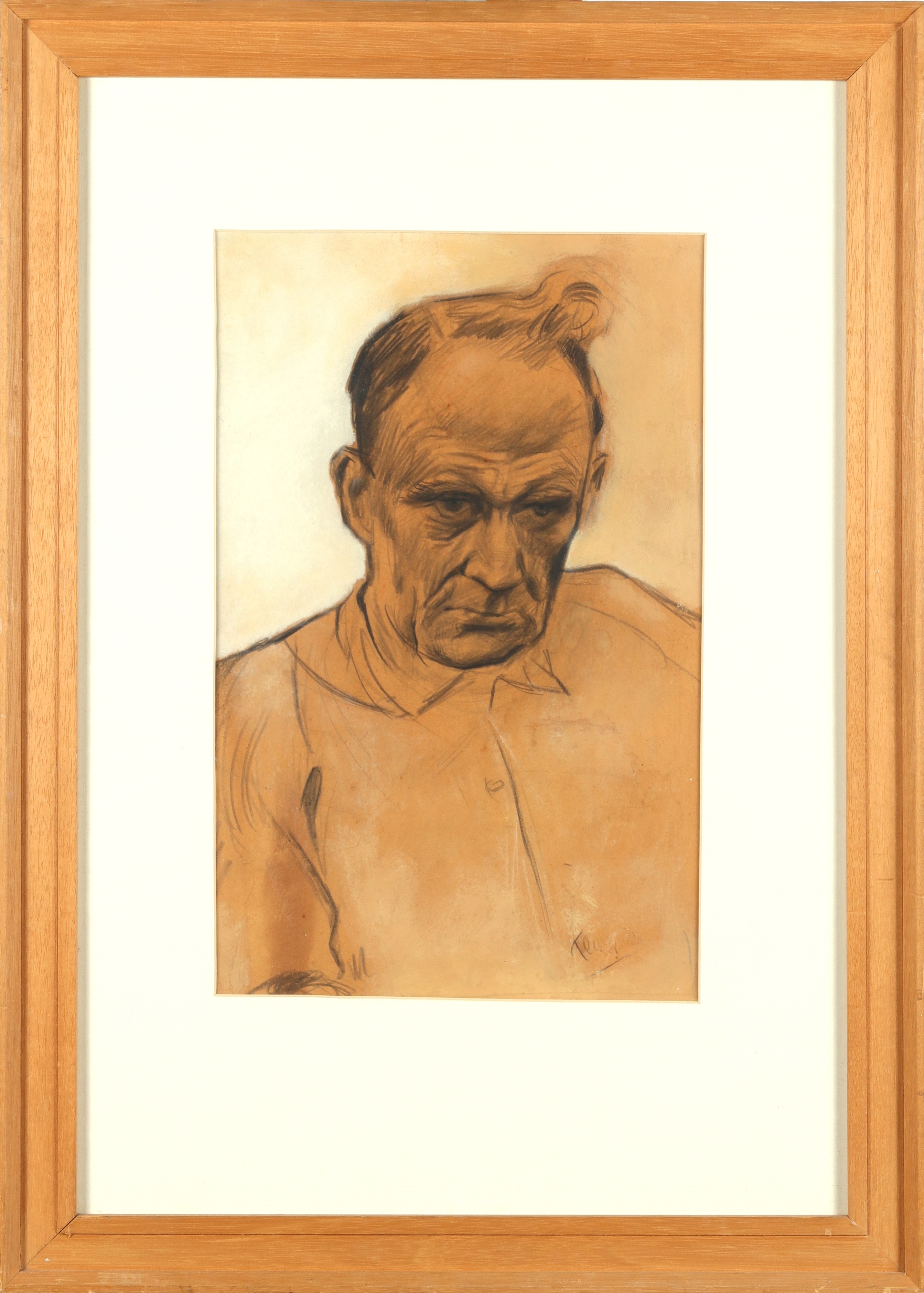Artwork by Teun van der Veen, Teun v/d Veen Zwolle (1902-1991) - Lot with 7 artworks, Made of Mixed Media