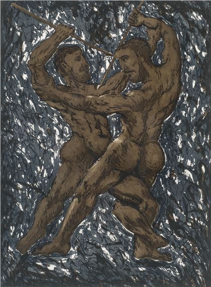 Lucha by Guillermo Pérez Villalta, 1984