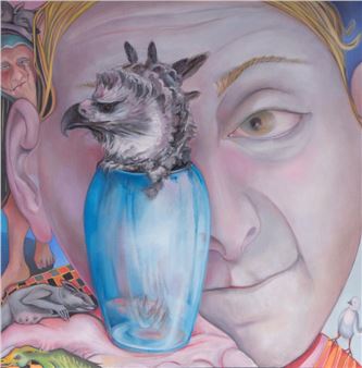 Harpy Eagle Vase - Linda Horsley