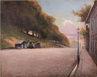 Street Scene (1883 - Carl O.y. Sand