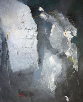 DUMINIL Franck (1933-2014) Composition / Huile sur toile / Signé en bas à gauche / Contresigné au dos / 73 x 60 cm - Franck Duminil