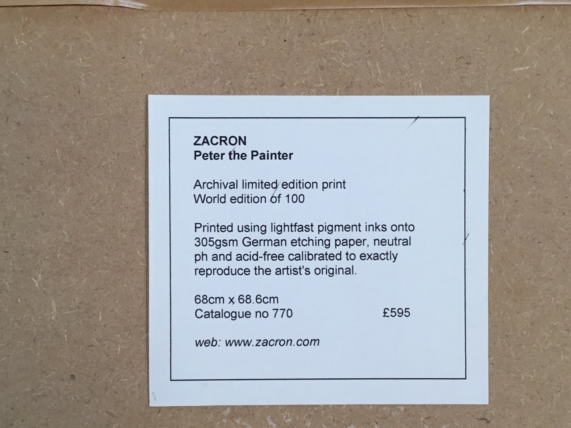Richard Drew | Richard Drew, known as Zacron (British | MutualArt