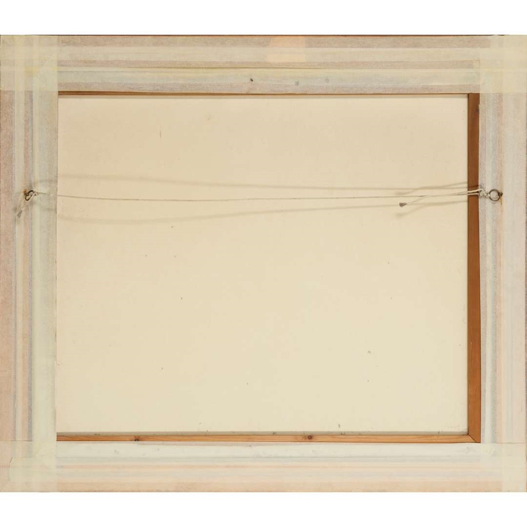 Artwork by Josephine Graham, STILL LIFE WITH RASPBERRIES AND NASTURIUMS, Made of oil on canvas