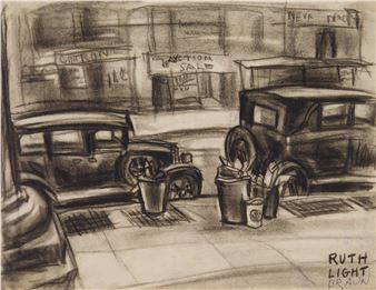 Ruth Light Braun (American, 1906-2003) drawing - Ruth Light Braun