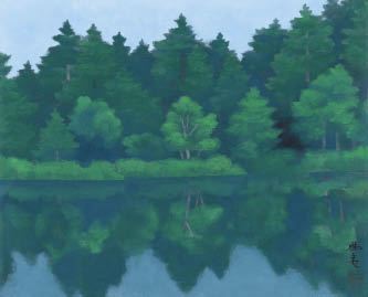 Lakeside by Kaii Higashiyama, 1961