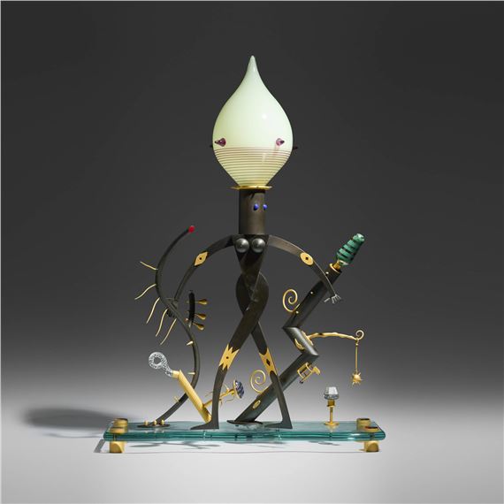 Nude in Junk lamp by Dan Dailey, 1996