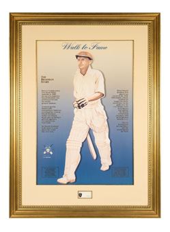 DON BRADMAN'S "WALK TO FAME" - John Christie