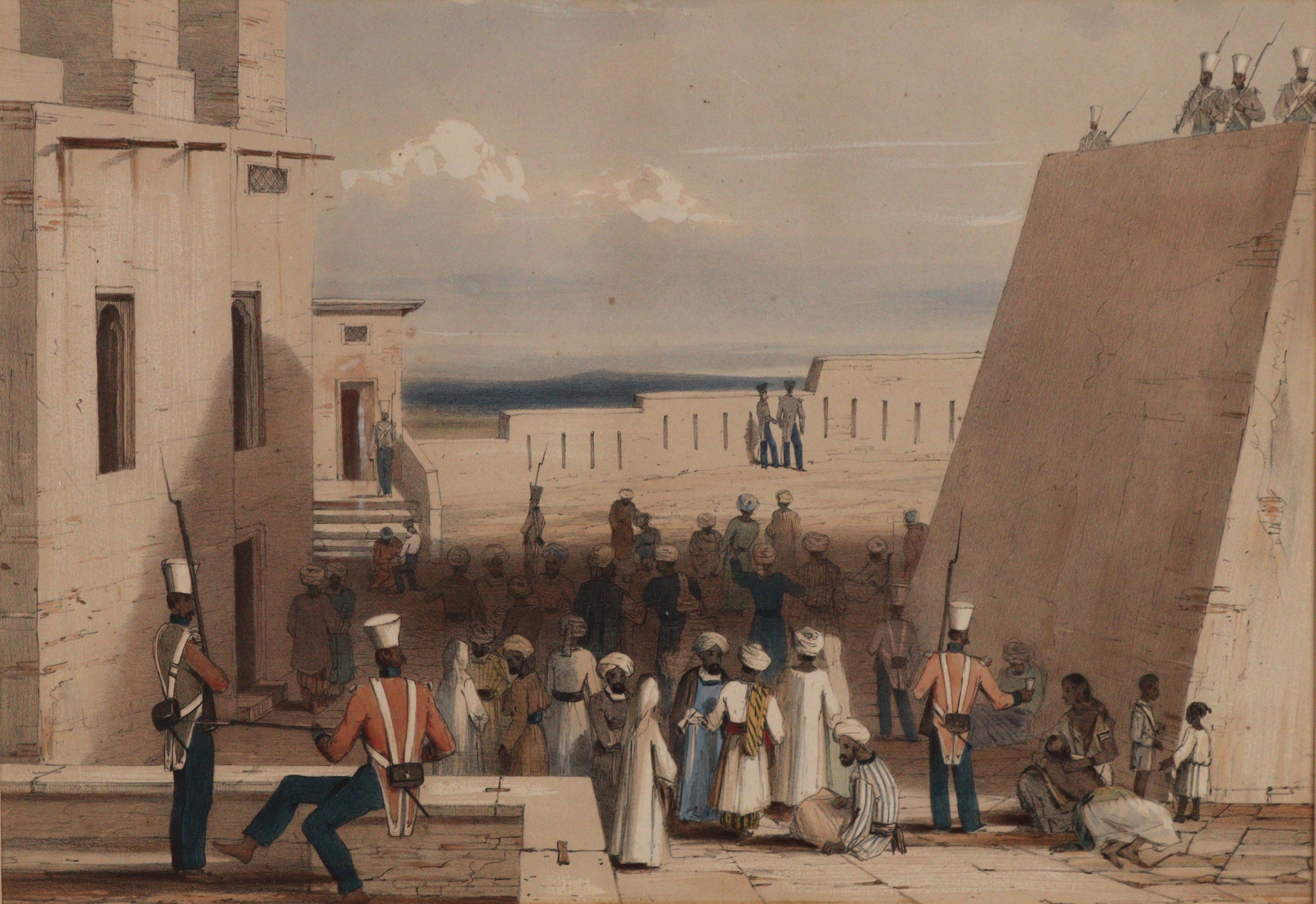Thomas Wingate | The Entry of Shah Sooja into Cabool & The Prisoners in ...