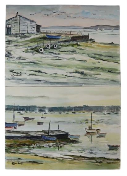 L'embarcadère à l'île au Moines by Lucien Gondret, 2011