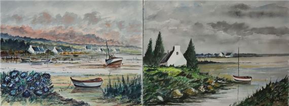 Bretagne Brittany by Lucien Gondret