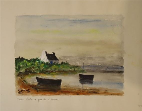 Breton house near Carnac by Lucien Gondret