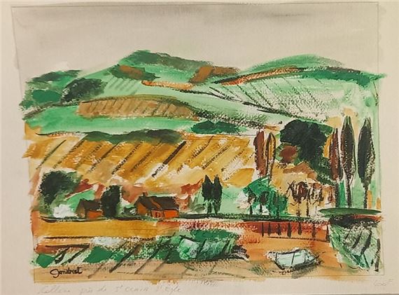 Hill near St Clair sur Epte