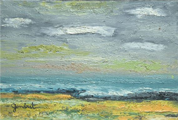 Evening mist on the sea, 1977 by Lucien Gondret, 1977