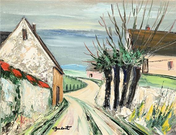 Leaving the Village, Normandy, 1992 by Lucien Gondret, 1992