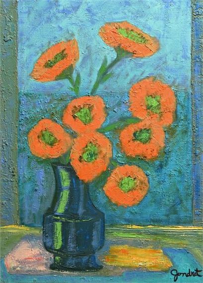 Le bouquet de soucis by Lucien Gondret