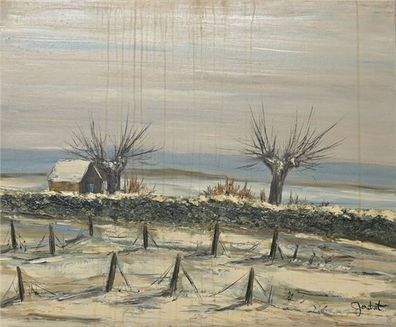 "Landscape with willows