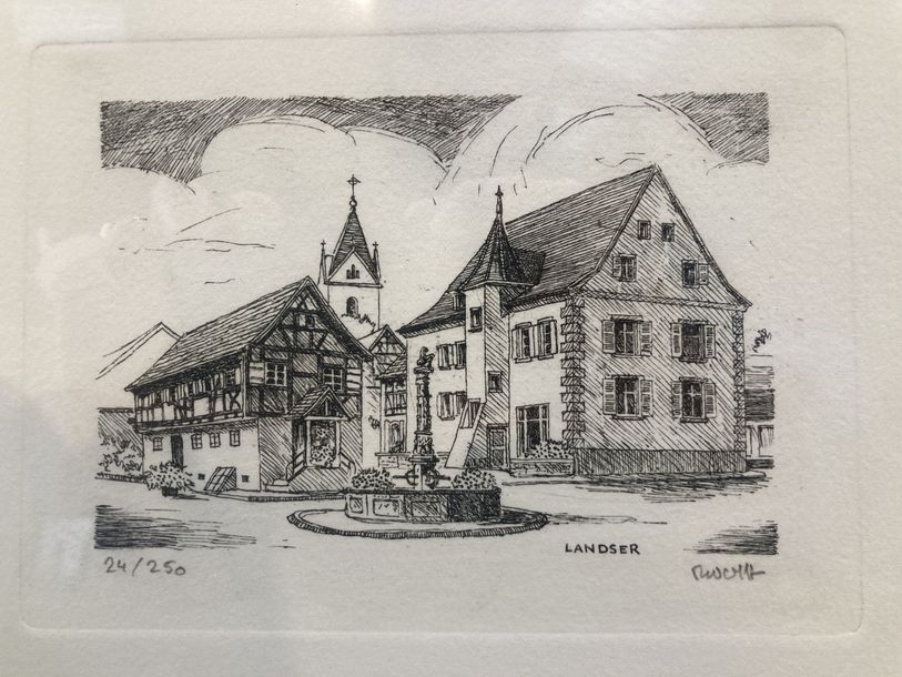Artwork by Maurice Munck, Landser, Made of graphite
