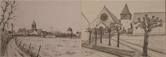 Labbeville and Haravilliers Two by Lucien Gondret