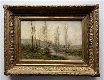 Lake landscape - Auguste Muri