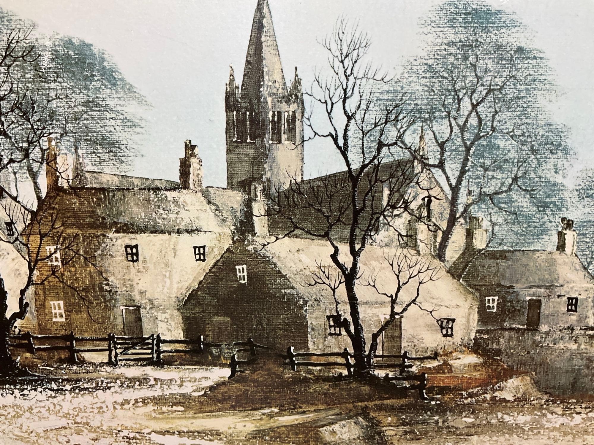 Artwork by Ron Norman, Hamlet Bridge, Made of colour print