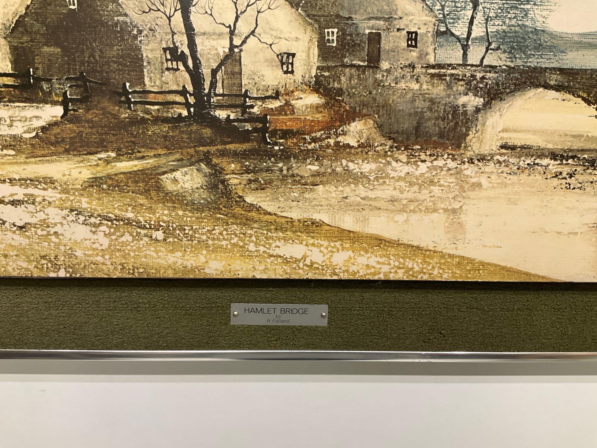 Artwork by Ron Norman, Hamlet Bridge, Made of colour print