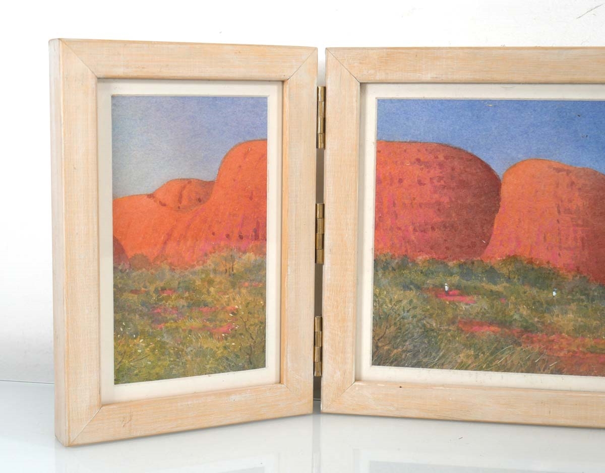 Artwork by David Payne (20th Century), 'The Olgas Triptych',, Made of watercolour