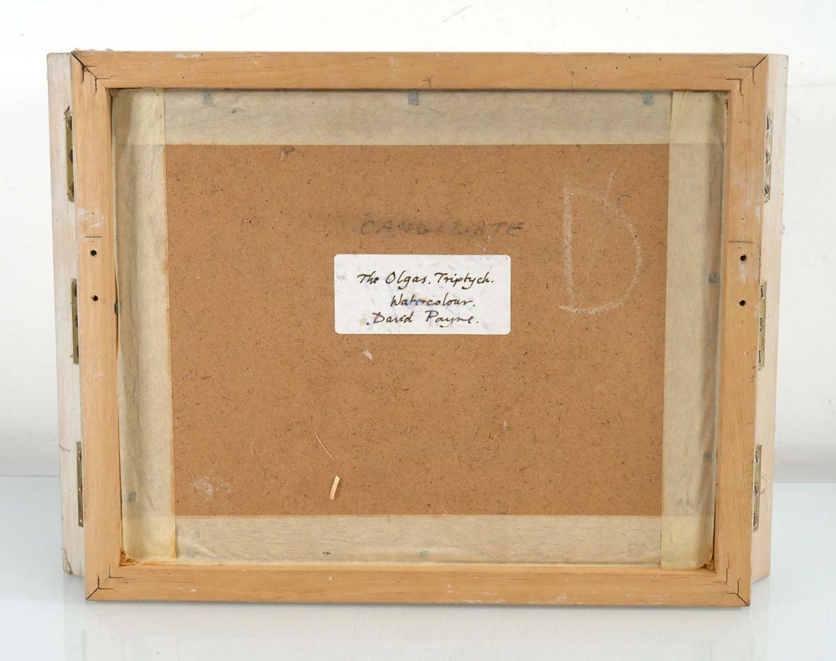 Artwork by David Payne (20th Century), 'The Olgas Triptych',, Made of watercolour