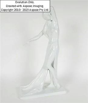 Tänzerin, J. Meier, Pirkenhammer, Kunstabteilung, um 1920 - J. Meier